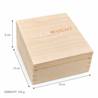 STEINWUCHT ALPIN BOX aus Naturholz (optional)