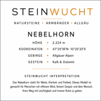 STEINWUCHT · PEAK – NEBELHORN